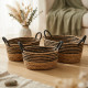 Straw Basket Set 3 Pcs